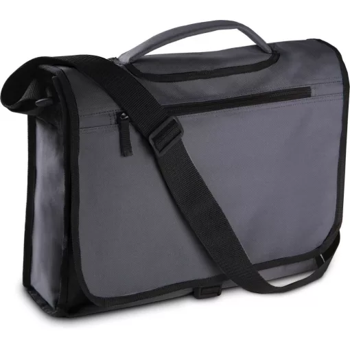 Uniszex táska Kimood KI0403 Document Bag -Egy méret, Slate Grey