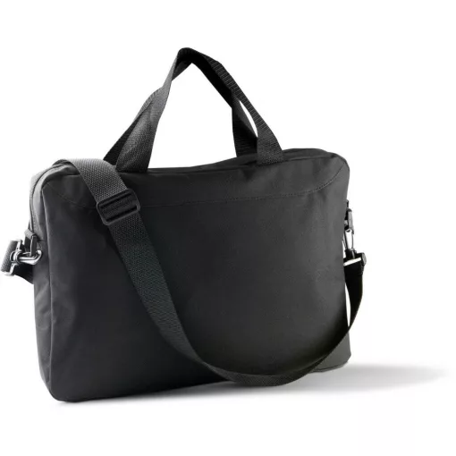 Uniszex táska Kimood KI0413 Document Bag -Egy méret, Black/Royal Blue