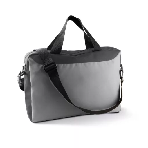 Uniszex táska Kimood KI0413 Document Bag -Egy méret, Dark Grey/Light Grey
