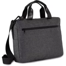Uniszex táska Kimood KI0426 Laptop/Document Bag -Egy méret, Dark Grey