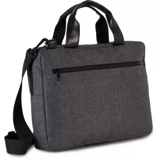 Uniszex táska Kimood KI0426 Laptop/Document Bag -Egy méret, Dark Grey