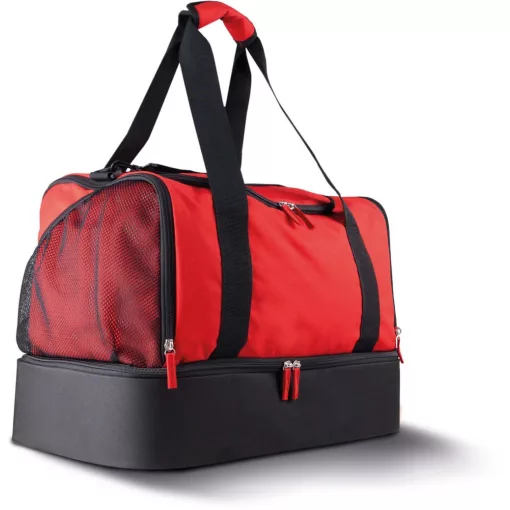 Uniszex táska Kimood KI0618 Team Sports Bag -Egy méret, Black/Red