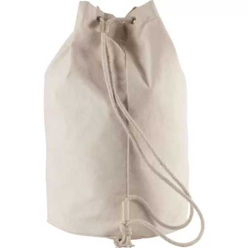 Uniszex táska Kimood KI0629 Cotton Sailor-Style Bag With Drawstring -Egy méret, Natura