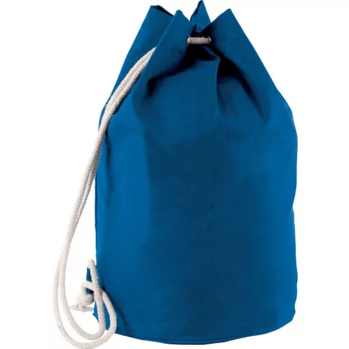 Uniszex táska Kimood KI0629 Cotton Sailor-Style Bag With Drawstring -Egy méret, Royal 