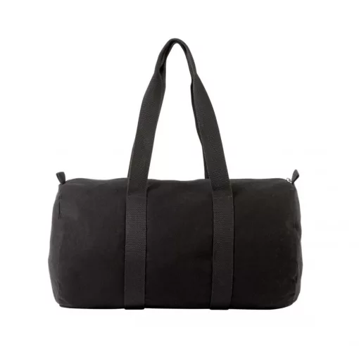 Uniszex táska Kimood KI0632 Cotton Canvas Hold-All Bag -Egy méret, Black/Black