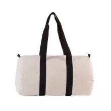Uniszex táska Kimood KI0632 Cotton Canvas Hold-All Bag -Egy méret, Natural/Reflex Blue