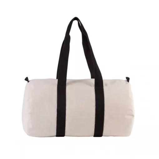 Uniszex táska Kimood KI0632 Cotton Canvas Hold-All Bag -Egy méret, Natural/Reflex Blue