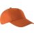   Uniszex sapka K-UP KP034 First - 5 panel Cap -Egy méret, Orange