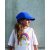 Gyerek sapka K-UP KP042 Orlando Kids - Kids 6 panels Cap -Egy méret, Black/White