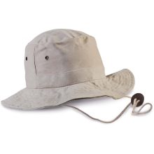 Uniszex kalap K-UP KP047 Baroudeur - Bucket Hat -Egy méret, Beige
