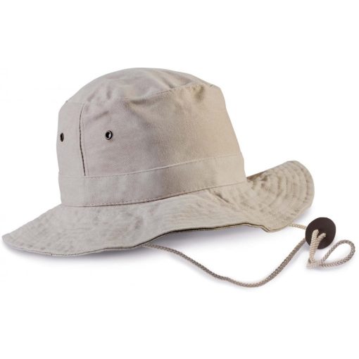 Uniszex kalap K-UP KP047 Baroudeur - Bucket Hat -Egy méret, Beige