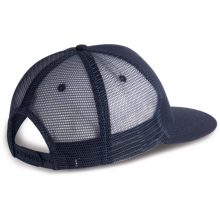 Uniszex sapka K-UP KP113 Trucker Flat peak Cap - 6 panels -Egy méret, Royal Blue