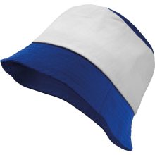Uniszex kalap K-UP KP125 Bucket Hat -Egy méret, Royal Blue/White