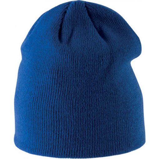 Gyerek K-UP KP524 Knitted Kids Beanie -Egy méret, Royal Blue