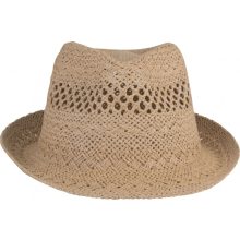 Uniszex sapka K-UP KP611 panama Straw Hat -59, Natural