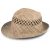Uniszex sapka K-UP KP613 Braided panama Hat -57, Natural