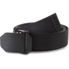   Uniszex K-UP KP813 nylon Canvas Belt -Egy méret, Black/Black