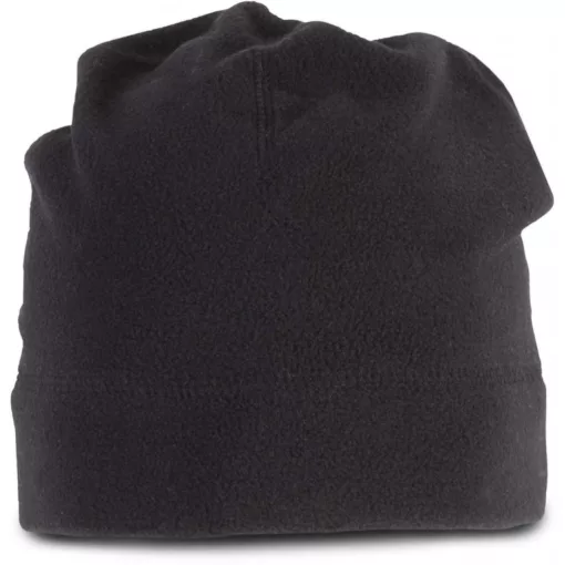 Uniszex sapka K-UP KP879 polar Fleece Beanie -Egy méret, Black
