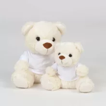 Uniszex póló Mumbles MM030 Bear In A T-Shirt -S, Brown