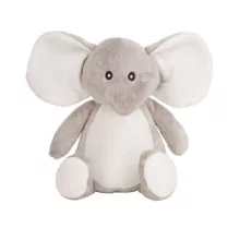 Uniszex plüss játék Mumbles MM060 printme Mini -Egy méret, Bunny Grey
