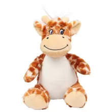 Uniszex plüss játék Mumbles MM060 printme Mini -Egy méret, Teddy White