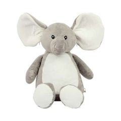   Uniszex plüss játék Mumbles MM558 Zippie Elephant -Egy méret, Grey