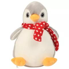   Uniszex plüss játék Mumbles MM566 Zippie penguin -Egy méret, Grey/White