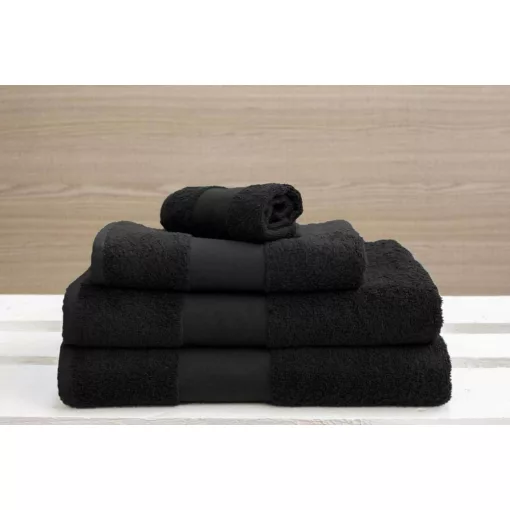 Uniszex törölköző Olima OL450 Olima Classic Towel -30X50, Black