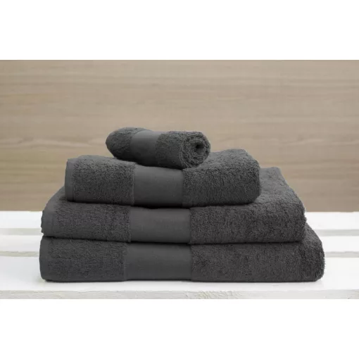 Uniszex törölköző Olima OL450 Olima Classic Towel -50X100, Charcoal Grey