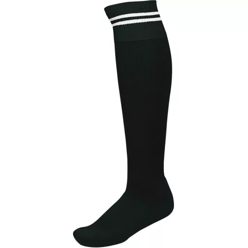 Uniszex zokni Proact PA015 Striped Sports Socks -35/38, Black/White