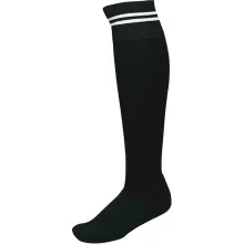 Uniszex zokni Proact PA015 Striped Sports Socks -43/46, Black/White