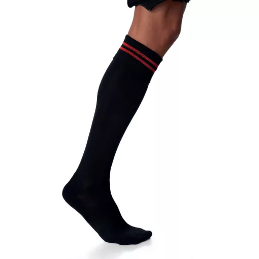 Uniszex zokni Proact PA015 Striped Sports Socks -27/30, Sporty Red/White