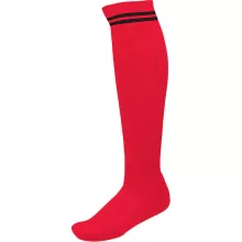 Uniszex zokni Proact PA015 Striped Sports Socks -47/50, Sporty Red/Black