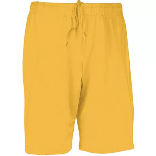 Férfi rövid nadrág Proact PA101 Sports Shorts -M, Sporty Yellow