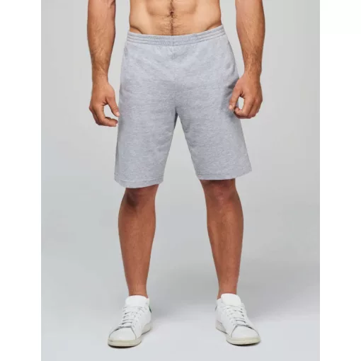 Férfi rövid nadrág Proact PA151 Men S Jersey Sports Shorts -XL, Oxford Grey