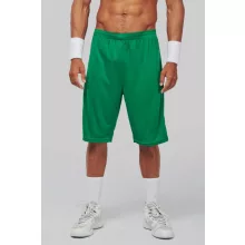 Férfi rövid nadrág Proact PA159 Men S Basketball Shorts -S, White