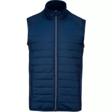 Uniszex kabát Proact PA235 Dual-Fabric Sleeveless Sports Jacket -3XL, Sporty Navy/Spor