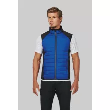 Uniszex kabát Proact PA235 Dual-Fabric Sleeveless Sports Jacket -3XL, Sporty Navy/Spor