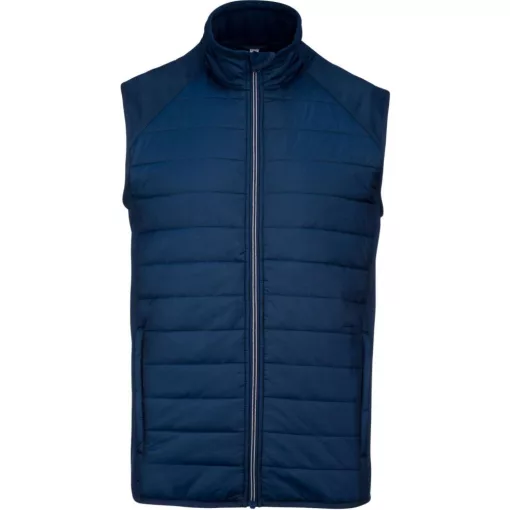 Uniszex kabát Proact PA235 Dual-Fabric Sleeveless Sports Jacket -M, Sporty Navy/Sporty