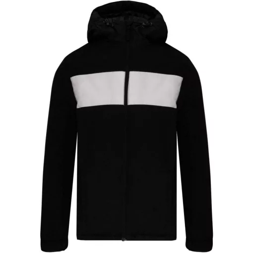 Uniszex kabát Proact PA240 Club Jacket -L, Black/White
