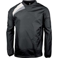 Férfi pulóver Proact PA330 Adults Rain Sweatshirt -3XL, Black/White/Storm Grey