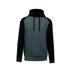 Uniszex kapucnis pulóver Proact PA369 Adult Two-Tone Hooded Sweatshirt -3XL, Grey Heat
