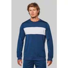 Uniszex pulóver Proact PA373 polyester Sweatshirt -2XL, Black/White
