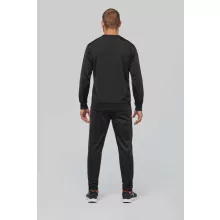 Uniszex pulóver Proact PA373 polyester Sweatshirt -2XL, Black/White