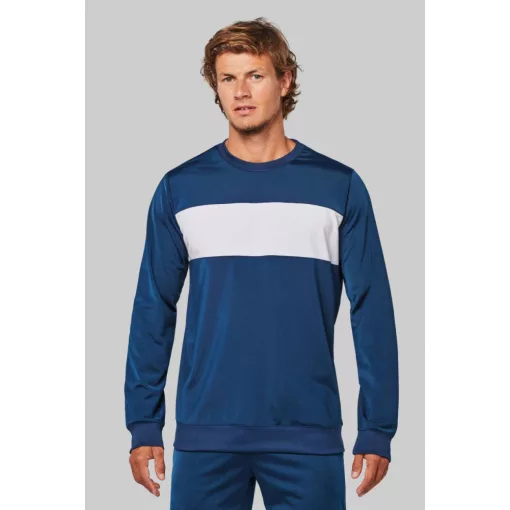 Uniszex pulóver Proact PA373 polyester Sweatshirt -4XL, Black/White