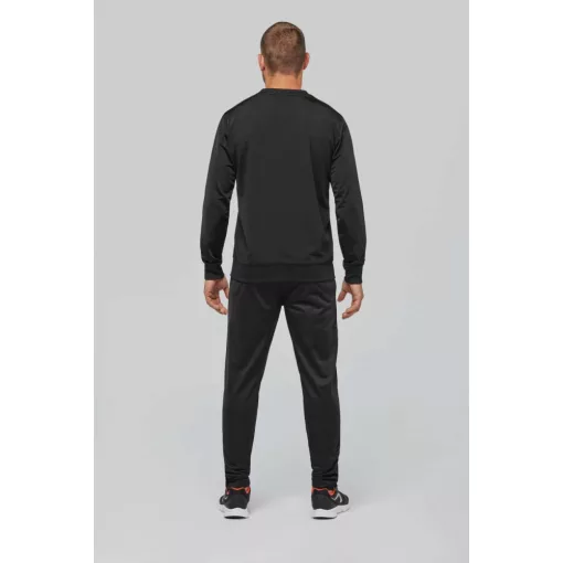 Uniszex pulóver Proact PA373 polyester Sweatshirt -4XL, Black/White