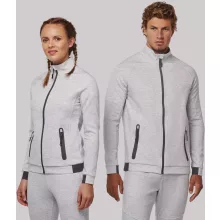 Női kabát Proact PA379 Ladies High neck Jacket -XL, Deep Grey Heather