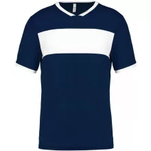 Férfi póló Proact PA4000 Adults Short-Sleeved Jersey -2XL, Sporty Navy/White