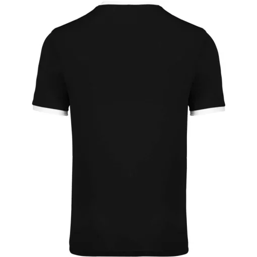 Gyerek póló Proact PA4001 Kids Short Sleeve Jersey -8/10, Black/White