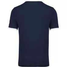 Gyerek póló Proact PA4001 Kids Short Sleeve Jersey -8/10, Sporty Navy/White